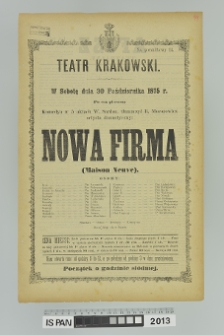 NOWA FIRMA (Maison Neuve)