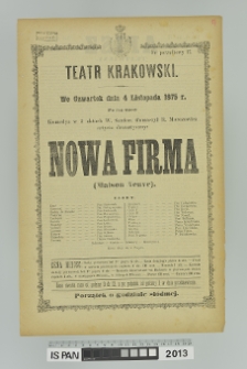 NOWA FIRMA (Maison Neuve)