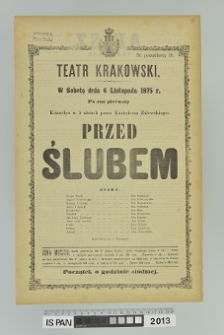 PRZED ŚLUBEM