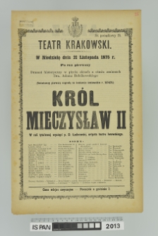 KRÓL MIECZYSŁAW II