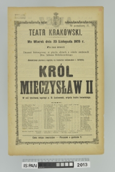 KRÓL MIECZYSŁAW II