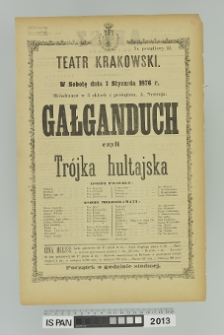 GAŁGANDUCH czyli TRÓJKA HULTAJSKA
