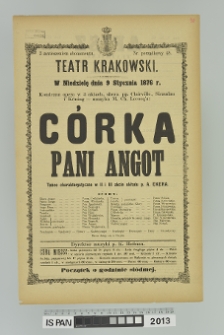 CÓRKA PANI ANGOT