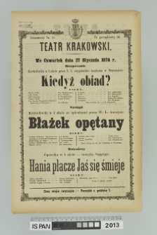 KIEDYŻ OBIAD? Błażek opętany