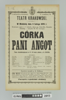 CÓRKA PANI ANGOT
