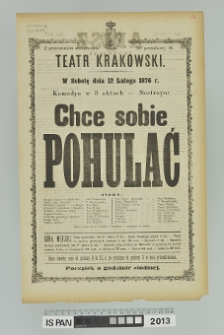 CHCE SOBIE POHULAĆ