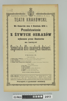 PRZEDSTAWIENIE Z ŻYWYCH OBRAZÓW