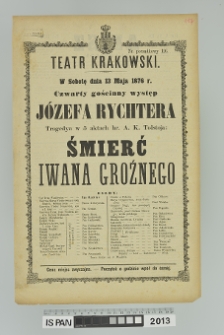 ŚMIERĆ IWANA GROŹNEGO