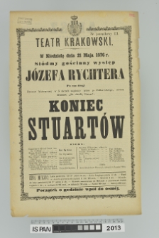 KONIEC STUARTÓW