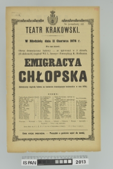 EMIGRACYA CHŁOPSKA