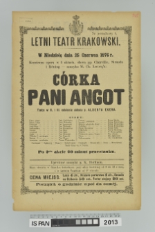 CÓRKA PANI ANGOT