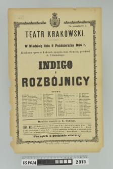 INDIGO I ROZBÓJNICY