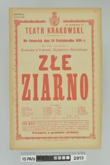 ZŁE ZIARNO