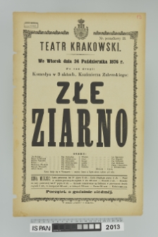 ZŁE ZIARNO