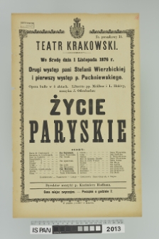 ŻYCIE PARYSKIE