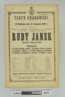 RUDY JANEK (Cadet Roussel)