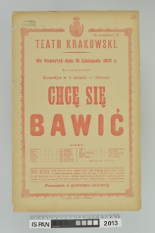 CHCE SIĘ BAWIĆ