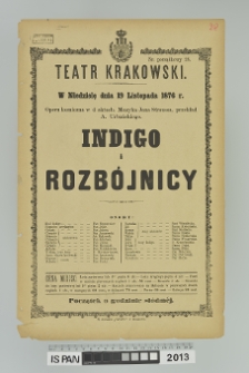 INDIGO I ROZBÓJNICY