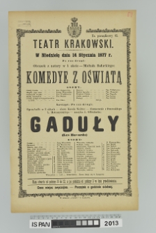 KOMEDYJE Z OŚWIATĄ: Gaduły (Les Bavards)