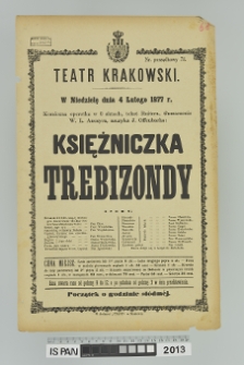 KSIĘŻNICZKA TREBIZONDY