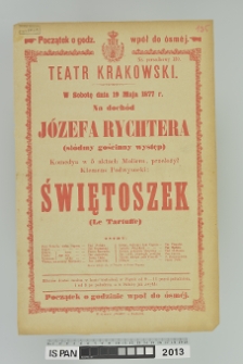 ŚWIĘTOSZEK (Le Tartuffe)