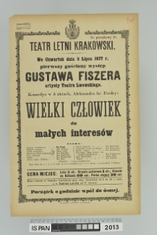 WIELKI CZŁOWIEK DO MAŁYCH INTERSÓW