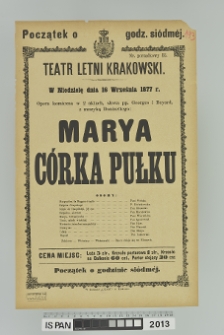MARYA C&Oacute;RKA PUŁKU