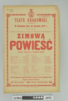 ZIMOWA POWIEŚĆ (Zimowa opowieść)