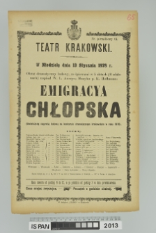 EMIGRACYA CHŁOPSKA