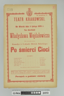 PO ŚMIERCI CIOCI