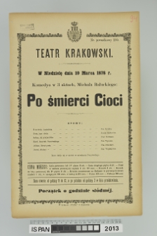 PO ŚMIERCI CIOCI