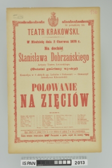 POLOWANIE NA ZIĘCIÓW (Le point de mire)