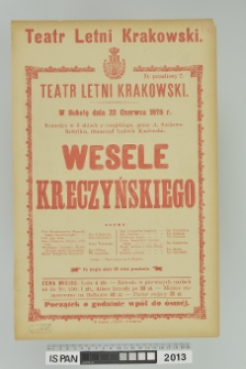 WESELE KRECZYŃSKIEGO