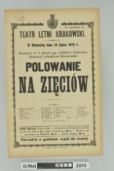 POLOWANIE NA ZIĘCIÓW (Le point de mire)