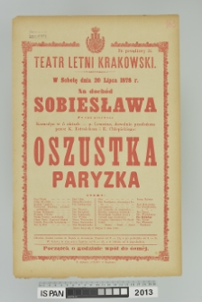 OSZUSTKA PARYZKA