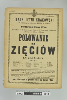 POLOWANIE NA ZIĘCIÓW (Le point de mire)