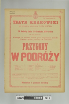 PRZYGODY W PODR&Oacute;ŻY (Le voyage de Monsieur Ferichon)