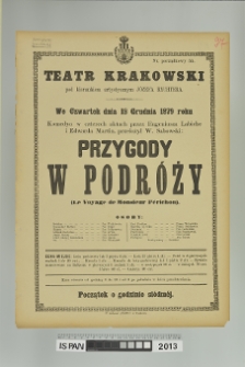 PRZYGODY W PODR&Oacute;ŻY (Le voyage de Monsieur Ferichon)