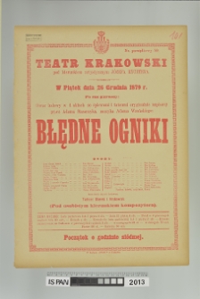 BŁĘDNE OGNIKI