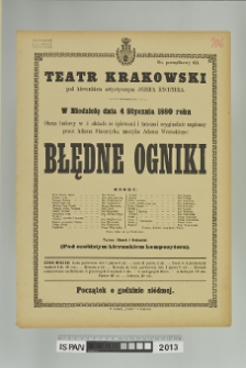 BŁĘDNE OGNIKI