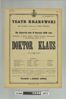DOKTOR KLAUS (Doktór Klaus)
