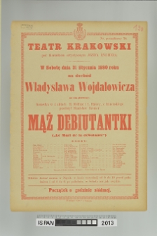 MĄŻ DEBIUTANTKI (Le Mari de la Debutante)