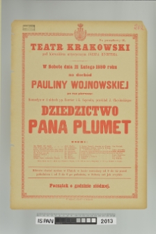 DZIEDZICTWO PANA PLUMET