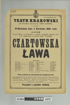 CZARTOWSKA ŁAWA