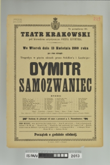DYMITR SAMOZWANIEC