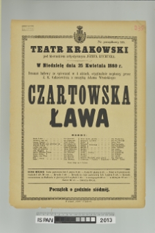 CZARTOWSKA ŁAWA