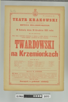 TWARDOWSKI NA KRZEMIONKACH