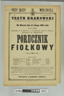 PORUCZNIK FIOŁKOWY