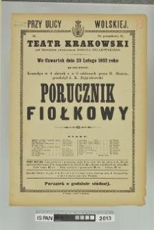 PORUCZNIK FIOŁKOWY
