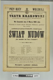 ŚWIAT NUDÓW (Le monde ou l'on s'ennuie)